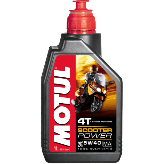 Олива моторна MOTUL Scooter Power 4T 5W-40 1 л (105958)